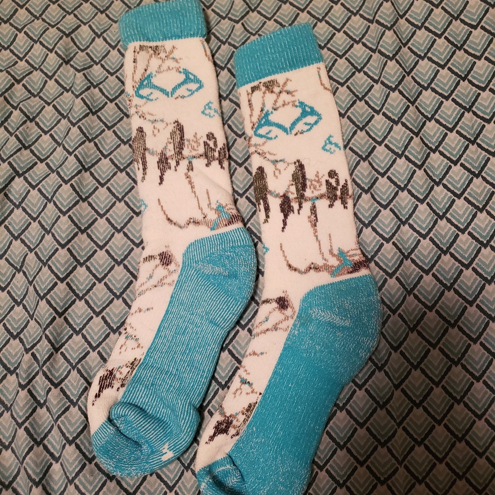 Real tree long socks